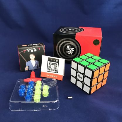 YJ MGC V2 Magnetic Cube 3x3 - schwarz